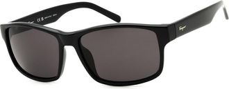 Ferragamo SF960S 001 Mens Sunglasses Black Size 58