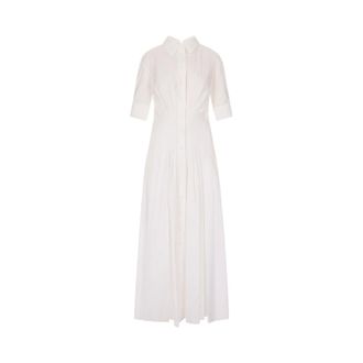 Marni Shirt Dresses, female, White, Size: 2XS Midi Shirt Dress