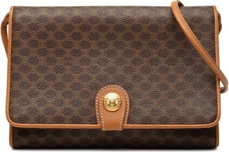 Celine Pre-owned Celine Macadam Coated Canvas Crossbody Ladies B47R3B8185YKD8U7