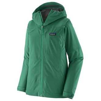 Patagonia Boulder Fork Rain Jacket Regenjacke f&uuml;r Damen | gr&uuml;n