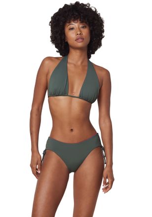 Triumph Bikini-Hose TRIUMPH Free Smart Midi sd, Damen, Gr. XL, N-Gr, gr&uuml;n (smoky gr&uuml;n), Microfaser, Elasthan, Recycling-Polyamid, unifarben, Badehosen Bikini-