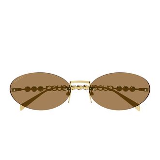 Gucci Sunglasses Gg1922 S 003 Gold/Brown Women