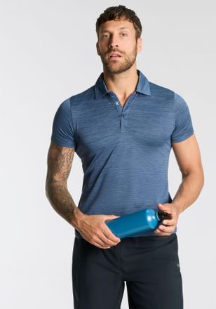 Killtec Poloshirt KILLTEC LILLEO MN PL SHRT, Herren, Gr. M, blau (dunkelblau), Obermaterial: 94% Polyester, 6% Elasthan, Shirts Poloshirt, sportlicher Stil, s