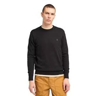 Timberland Sweatshirts, male, Black, Size: XL Williams River Crewneck