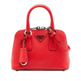 Prada Pre-owned Prada Mini Saffiano Lux Promenade Satchel Ladies QS5UUMEXU9270RT7