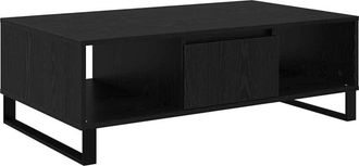 vidaXL Coffee Table Black Oak 104 x 60 x 35 cm Engineered Wood vidaXL