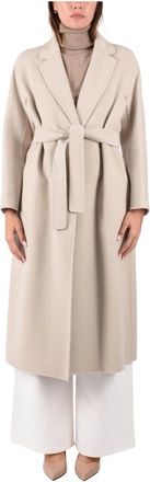 Max Mara Abrigo Midi Esturia - Coats - Mujer - Gris - XS