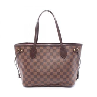 Louis Vuitton Brown Ebene Coated Canvas Damier Canvas Leather Handbag Tote Bag (Pre-Owned)