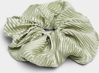 Simons Womens Large accordion pleat scrunchie