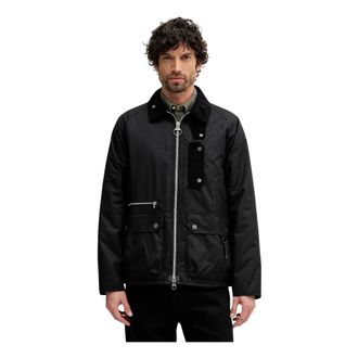 Barbour Tract Waxed Jacket - Heren - Jassen - Zwart - Maat: S Katoen