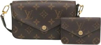 Louis Vuitton Pre-owned Cross Body Bags, female, Brown, Size: ONE SIZE Pre-owned Multi Pochette Felicie M80091