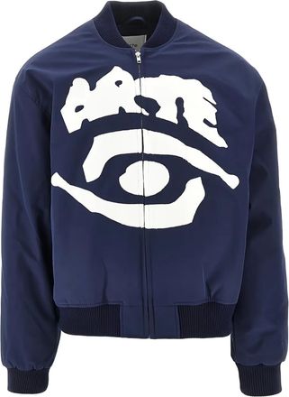 Arte Bomber con logo - Blu
