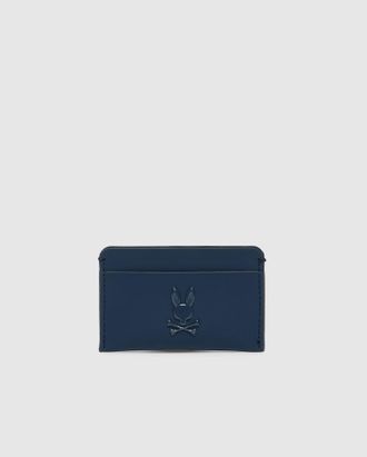 Psycho Bunny Mens Rubberized Card Case 410 NAVY / O/S