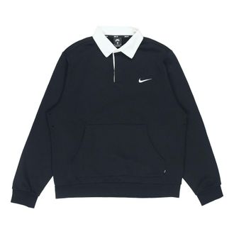 Nike Mens Nike SB Fleece Skateboard Knit Breathable Splicing Embroidered Autumn Black DM6483-010