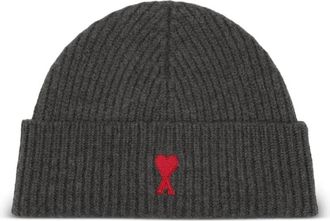Ami Ami de Coeur Muts - Dames - Hoeden - Grijs - ONE Size - Wol - Accessoires