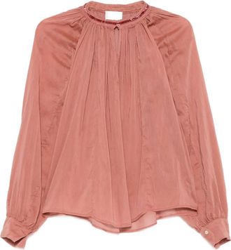 Forte_Forte pleated top - Pink