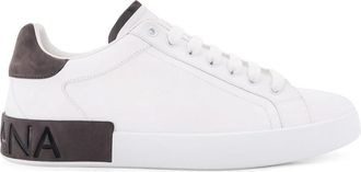 Dolce & Gabbana Witte Sneakers met Su&egrave;de Inzet - Heren - Sneakers - Wit - 41 EU - Su&egrave;de - Schoenen