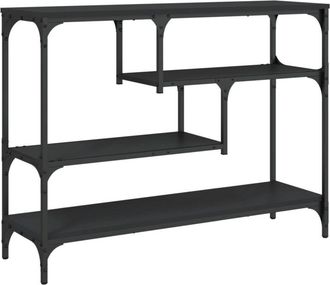 vidaXL Console Table Black 100x30x75 cm Engineered Wood Vidaxl