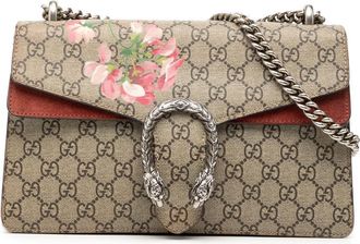 Gucci Pre-owned Gucci Small GG Supreme Blooms Dionysus Shoulder Bag 400249 498879