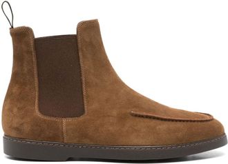 Doucal's suede ankle boots - men - Calf Suede/Rubber/Calf Leather - 43.5 - Brown