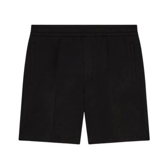 Emporio Armani Training Shorts, male, Black, Size: XL Stretch Double Jersey Bermuda Shorts