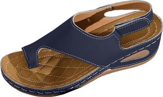 Generic Womens Adjustable Strap Flip Flops Summer Casual Comfortable Slides with Non Slip Sole Orthopedic Arch Support Sandals Wide Width Outdoor Walking Shoe