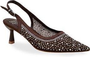Chase + Chloe by Intouch Footwear Pointed Toe Slingback Pump in Brown at Nordstrom Rack, Size 6.5