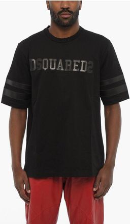 Dsquared2 Cotton Crew-neck T-shirt with Embossed Ton On Ton Logo size Xxl