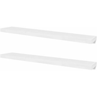 vidaXL Estantes De Pared 4 Unidades Blanco 120 Cm Vidaxl