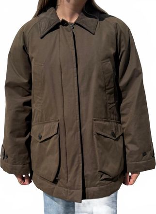 Palt&ograve; Castagnaccio Aline Coat In Brown