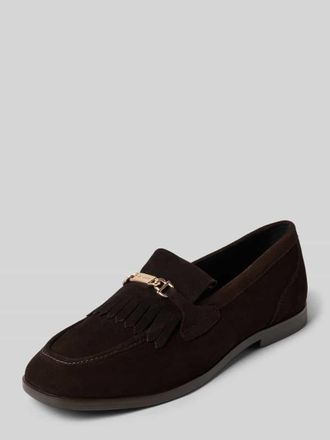GANT Lederloafer mit Applikation Modell Gimble in Dunkelbraun, Gr&ouml;&szlig;e 40