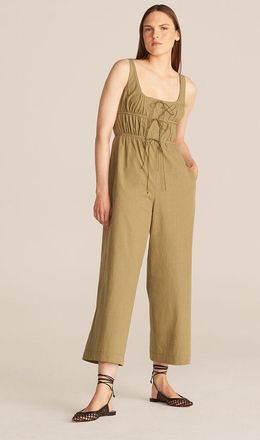 Rebecca Taylor Full-Length Poplin Romper