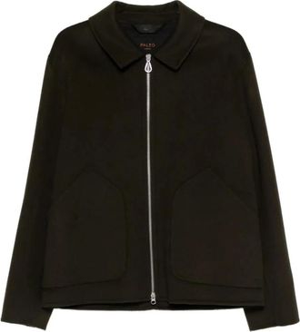 Palt&ograve; Jassen, Heren, Groen, L, Wol, Dante DB Jacket