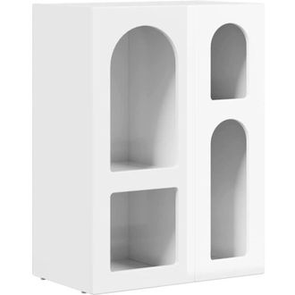 vidaXL Sideboard High Gloss White 59 x 35 x 80.5 cm Engineered Wood vidaXL