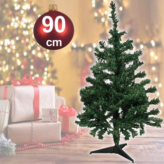 Trade Shop Trade Shop - Albero Di Natale Artificiale 90cm Abete Sintetico Per Casa Ufficio Colore Verde