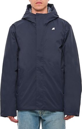 K-Way Blue Jacko Twill Casual Jacket
