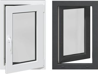 vidaXL Color Interno De Ventana De S&oacute;tano Blanco Risor 60 X 100 Cm Vidaxl