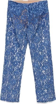 Rame Pantaloni a fiori - Blu