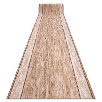 RugsX Rugsx - Alfombra De Pasillo Con Refuerzo De Goma Rama Beige 100cm Beige 100x200 Cm