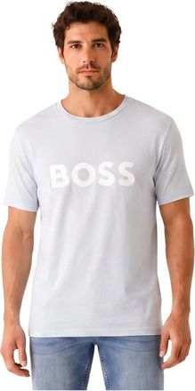 HUGO BOSS Hombre, Camisetas, Azul, Talla: 2XL