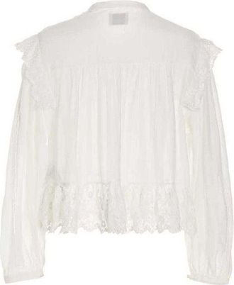 Isabel Marant Womens White Viscose Top