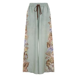 Zimmermann Wide Trousers, female, Multicolor, S, Coco Trousers