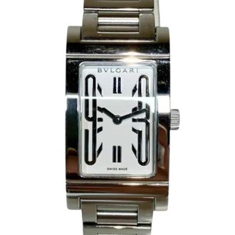 Bulgari Pre-owned Vintage Polshorloge - Dames - Vintage Horloges - Wit - ONE Size - Vintage