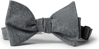 Brunello Cucinelli Flannel bowtie in Medium Grey at Nordstrom