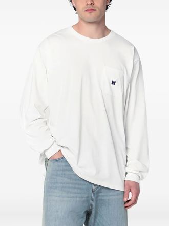 Needles long-sleeved T-shirt - White