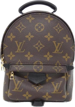 Louis Vuitton Marron Coated Canvas Backpack (Pre-Owned)