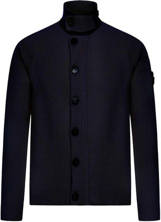 Stone Island wollen vest met hoge hals