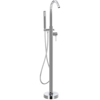 vidaXL Grifo Para Ba&ntilde;era De Pie Acero Inoxidable 118,5 Cm Vidaxl