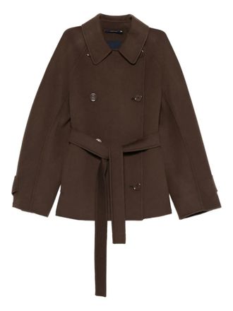 Max Mara Louise peacoat - Brown