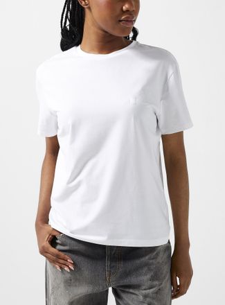 Acne Studios Face patch fitted T-shirt